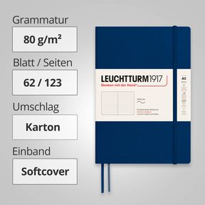 Produktbild für Notizbuch Leuchtturm1917 Medium, 362850, Karton Softcover