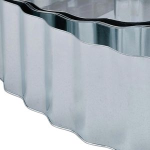 Produktbild für Rasenkante Relaxdays 10044653, silber, flexibel