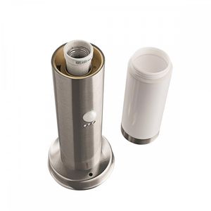 Produktbild für Wegeleuchte Heitronic Larisa, silber, mit 230 V Netzstrom