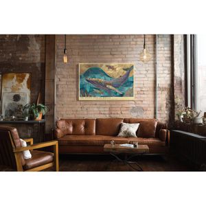 Produktbild für Wandbild Sinus-Art The Golden Song of Whales