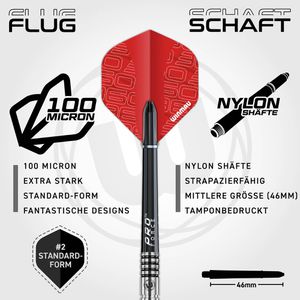 Produktbild für Dartscheibe WINMAU Blade 6 TC 360 Set, mit PDC Zertifizierung