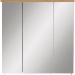 Produktbild für Spiegelschrank Schildmeyer Padua 142296, weiß / eiche