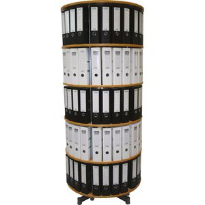 Ordnerdrehsäule Reef R2081BB5, buche, 5 Etagen