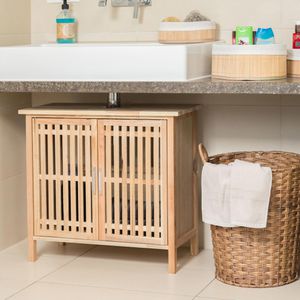 Produktbild für Waschbeckenunterschrank Relaxdays 10021331, stehend