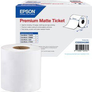 Epson-Etiketten Epson Premium Matte Ticket S045390