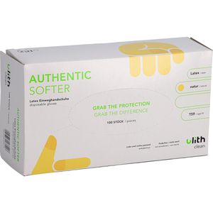 Produktbild für Einmalhandschuhe Ulith Authentic Softer, natur, 100 Stück