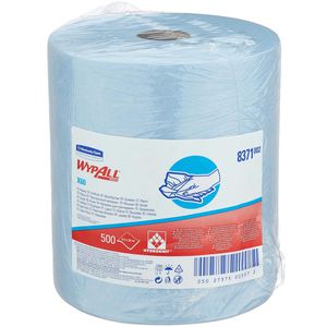 Produktbild für Putztuchrolle Wypall X60, 8371, aus Vlies, blau