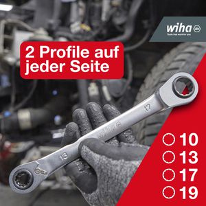 Produktbild für Ringschlüssel Wiha 4 in 1, 45421, SB3834-101