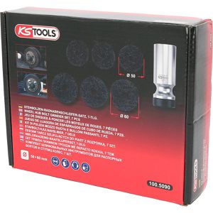 Produktbild für Radnabenschleifer KS-Tools 100.5090, 1/2 Zoll, 7-teilig