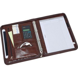 Produktbild für Schreibmappe Alassio 30064 Massa, braun, Kunstleder