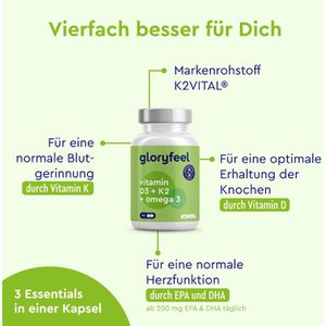Produktbild für Vitamin-D gloryfeel 90 Kapseln