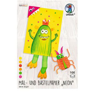 Buntpapier Ursus 177-46-99 Neon, matt, A4