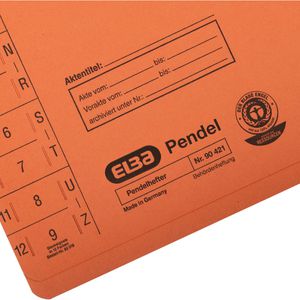Produktbild für Pendelhefter Elba 100560084, A4, orange