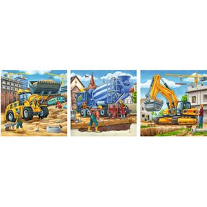 Produktbild für Puzzle Ravensburger 09226, Große Baufahrzeuge
