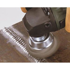 Produktbild für Drahtbürste Wolfcraft 2107000, gewellt, Topfbürste