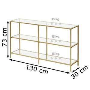 Produktbild für Konsolentisch Vasagle LGT024A01, gold