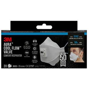 Produktbild für Atemschutzmaske 3M Aura 9322+