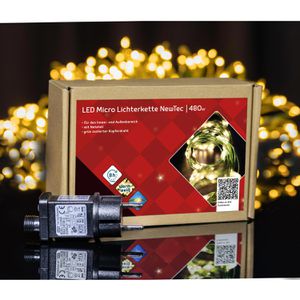 Produktbild für Lichterkette Idena Micro NewTec 480LED innen+außen