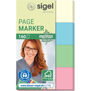 Haftmarker Sigel Page Marker, HN604, Recycle