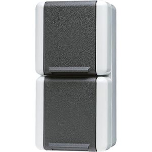 Steckdose Jung 822 W, WG 800, IP44, Aufputz