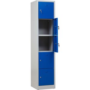 Schließfachschrank G-Office SHC.5, blau
