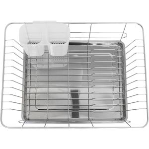 Produktbild für Abtropfgestell Relaxdays 10019096, Besteckkorb L