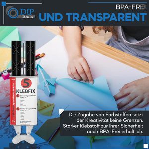 Produktbild für 2-Komponenten-Kleber DIP-Tools Klebfix, 25g