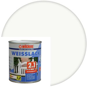 Produktbild für Lackfarbe Wilckens 2 in 1, Weißlack, 0,75l