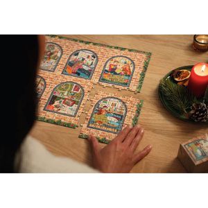 Produktbild für Adventskalender Ravensburger 12002014 Puzzle Christmas at Home