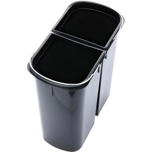 Produktbild für Einbaumülleimer Hailo AS Duo 8/8, 3416001