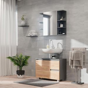 Produktbild für Waschbeckenunterschrank Vicco J-Shape, stehend