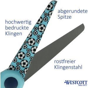 Produktbild für Kinderschere Westcott Softgrip Sporty, 13cm