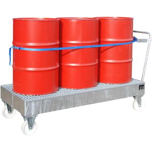 Produktbild für Auffangwanne BAUER 2051 SR, aus verzinktem Stahl