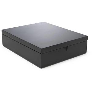 Teebox Bredemeijer 184007, für Teebeutel, schwarz, aus Bambus