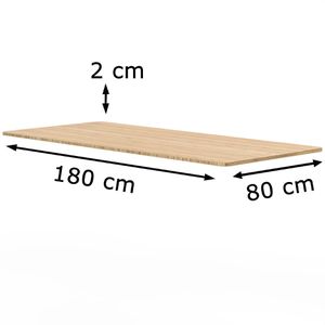 Tischplatte FlexiSpot DR1808-Bamboo