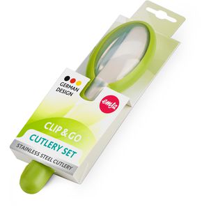 Produktbild für Besteck-Set Emsa Clip &amp; Go N1071800, Edelstahl 18/10