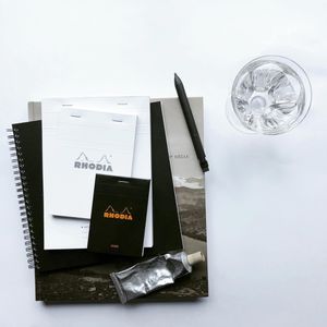 Produktbild für Notizblock Rhodia 116009C, schwarz, A7