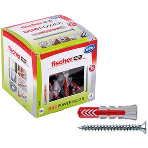 Schrauben-Dübel-Set Fischer 538255, DuoPower S LD