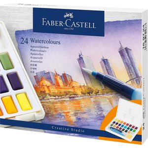 Produktbild für Farbkasten Faber-Castell 169724 Aquarellfarben