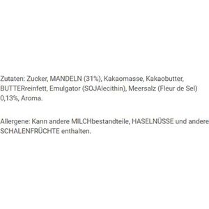 Produktbild für Tafelschokolade Lindt LES GRANDES 31% Mandel - Fleur de Sel