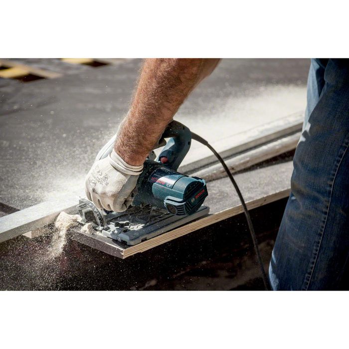 Bosch Handkreissäge GKS 55+ GCE, Professional, 1350 W, Schnitttiefe bis ...