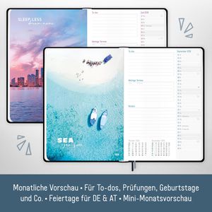 Produktbild für Schülerkalender Häfft Timer Black Edition, Schuljahr 2025/2026