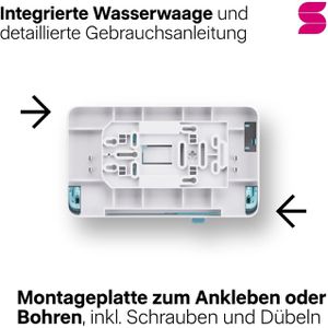 Produktbild für Toilettenpapierspender Satino Hyginity, 333426, MT1