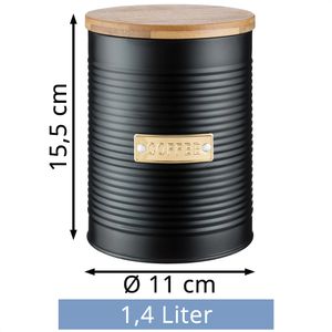 Produktbild für Kaffeedose Typhoon Otto Collection Coffee, aus Metall