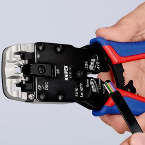Produktbild für Crimpzange Knipex 975112 8/6/4P