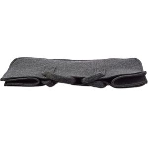 Produktbild für Kaminholztasche Relaxdays 10021755, anthrazit