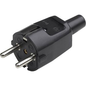 Produktbild für Schutzkontaktstecker Meister WU7421320, schwarz