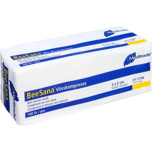 Produktbild für Vlieskompressen Meditrade BeeSana, 6-lagig, unsteril