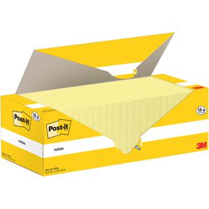 Haftnotizen Post-it Notes, 654-CY, gelb