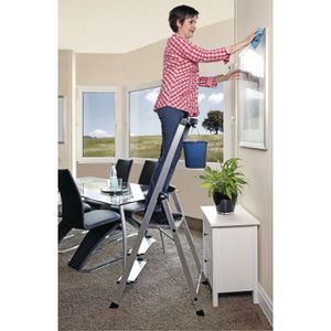 Produktbild für Stehleiter Krause Monto Safety PlusLine, 127914, mit Plattform